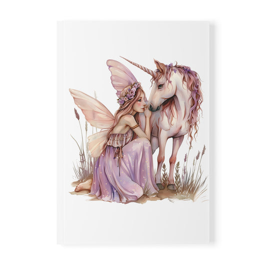 Fairy Unicorn A5 Softcover Notebook