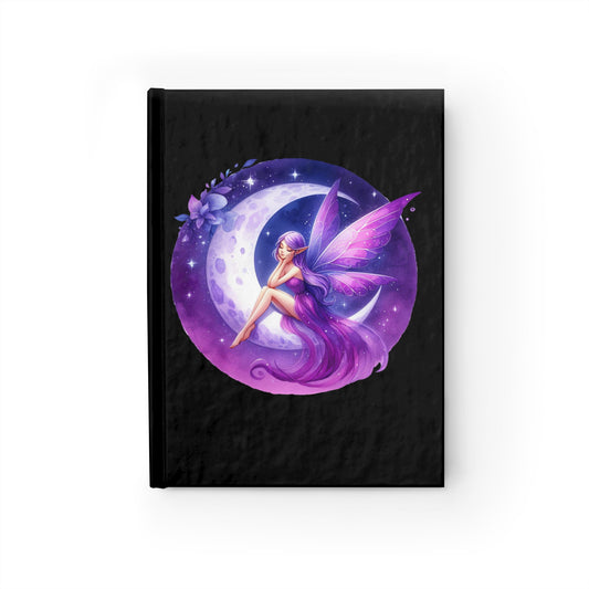 Fantasy Fairy Journal - Ruled Line with Moon Design